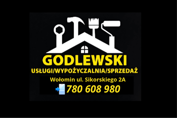 "GODLEWSKI" Wypożyczalnia Sprzętu Budowlanego Ogrodniczego Czyszczącego Elektronarzędzi  logo
