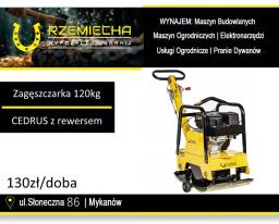 Zagęszczarka CEDRUS ZG06 122kg z rewersem na wynajem
