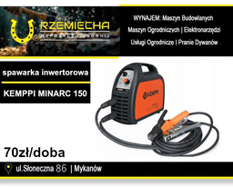 Spawarka inwertorowa KEMPPI  MINARC 150 na wynajem